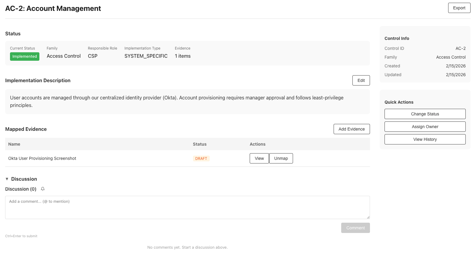 Control Management screenshot 2